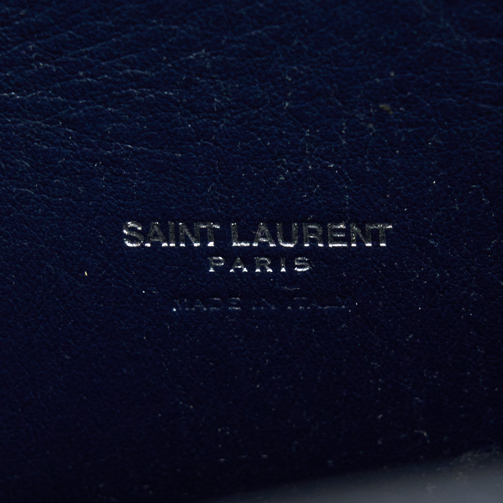 SAINT LAURENT/YSL BABY SAC DE JOUR  CALFSKIN NAVY SHW