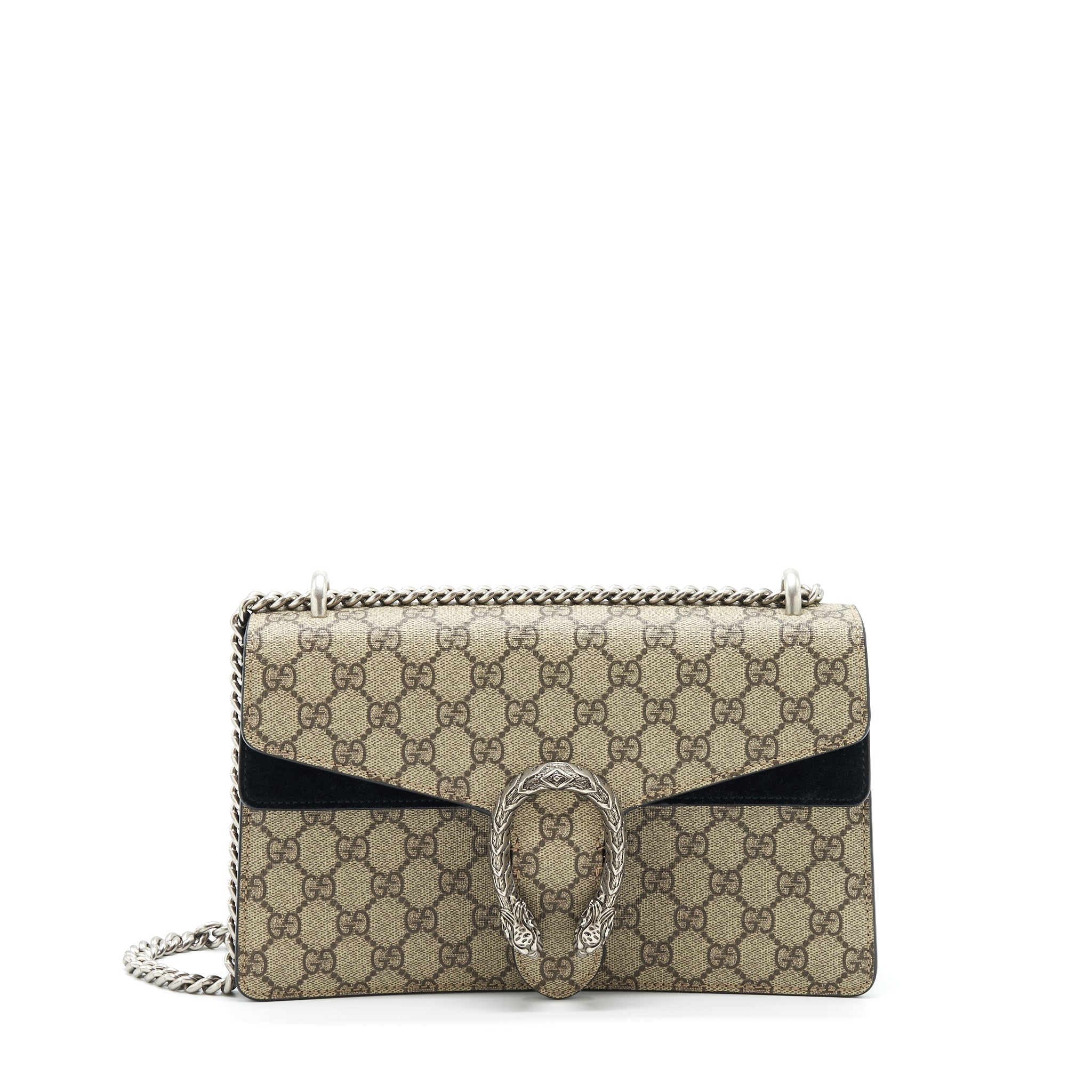 GUCCI DIONYSUS GG SHOULDER BAG GG SUPREME CANVAS / BLACK SHW