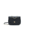 CHANEL FLAP CHAIN BAG BLACK LGHW