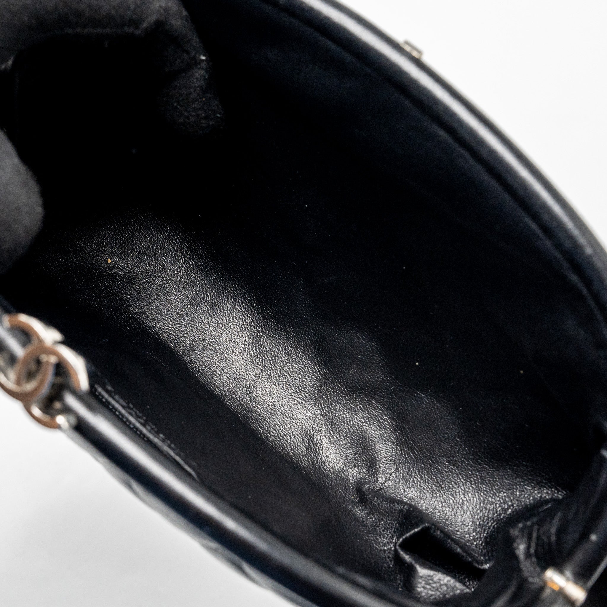 CHANEL TIMELESS CLUTCH LAMBSKIN BLACK SHW