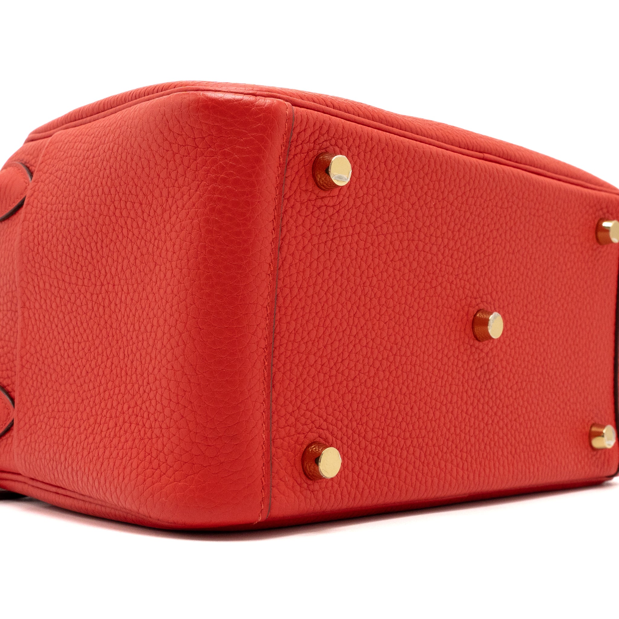 HERMES LINDY 26 CLEMENCE S3 ROUGE DE COEUR GHW