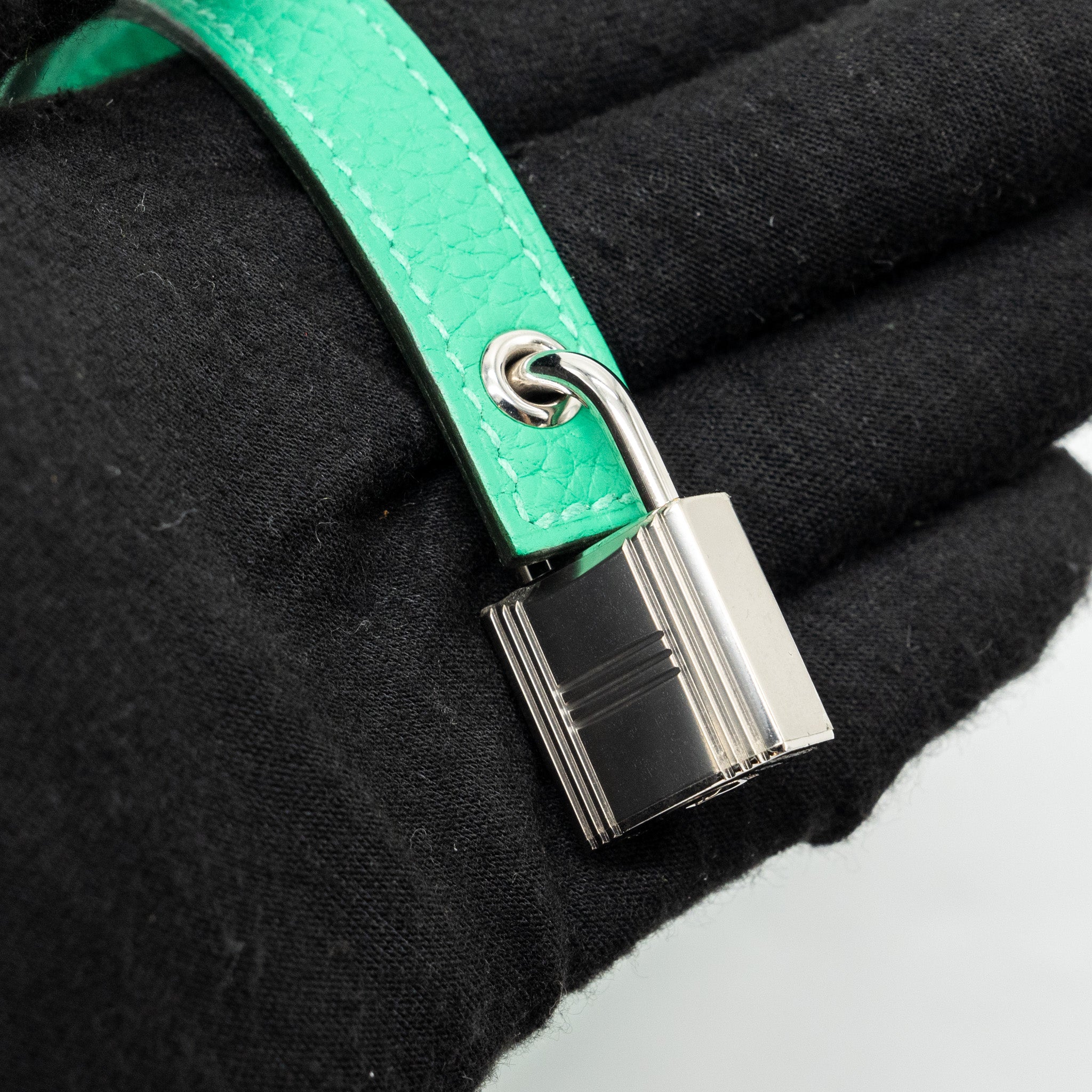 HERMES PICOTIN 18 LOCK BAG CLEMENCE /ALLIGATOR TOUCH MENTHE/VERT JADE SHW