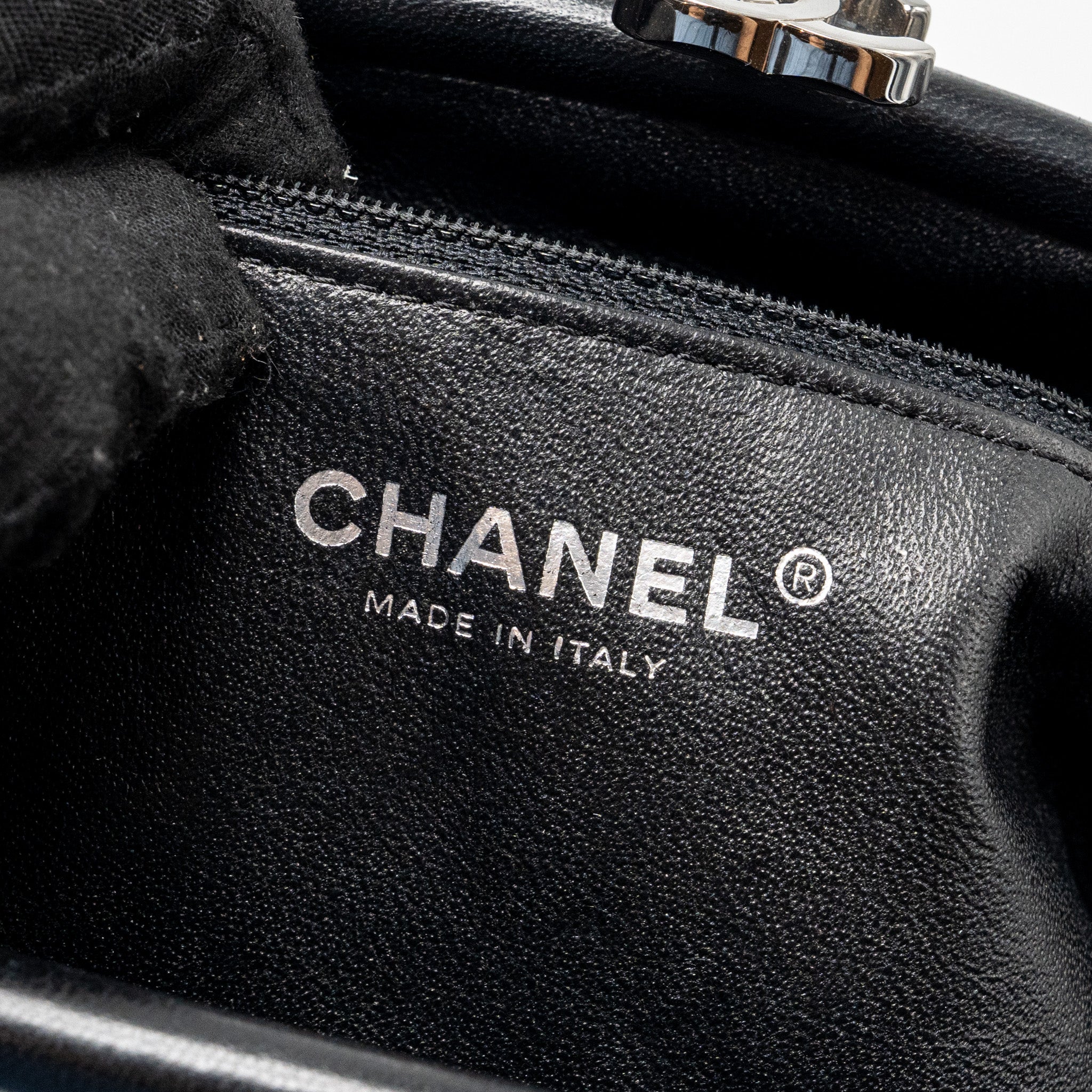 CHANEL TIMELESS CLUTCH LAMBSKIN BLACK SHW