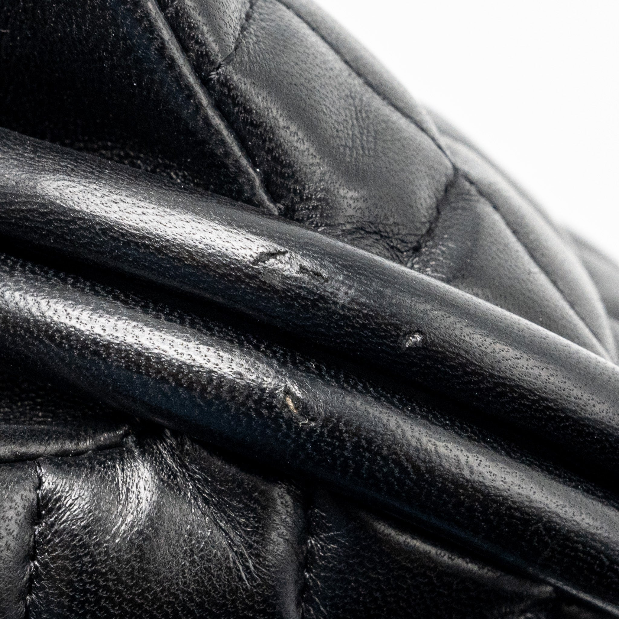 CHANEL TIMELESS CLUTCH LAMBSKIN BLACK SHW