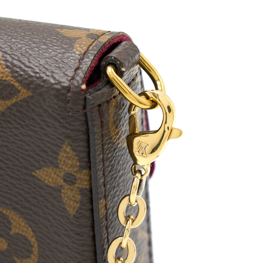 LOUIS VUITTON FELICIE POCHETTE MONOGRAM CANVAS GHW