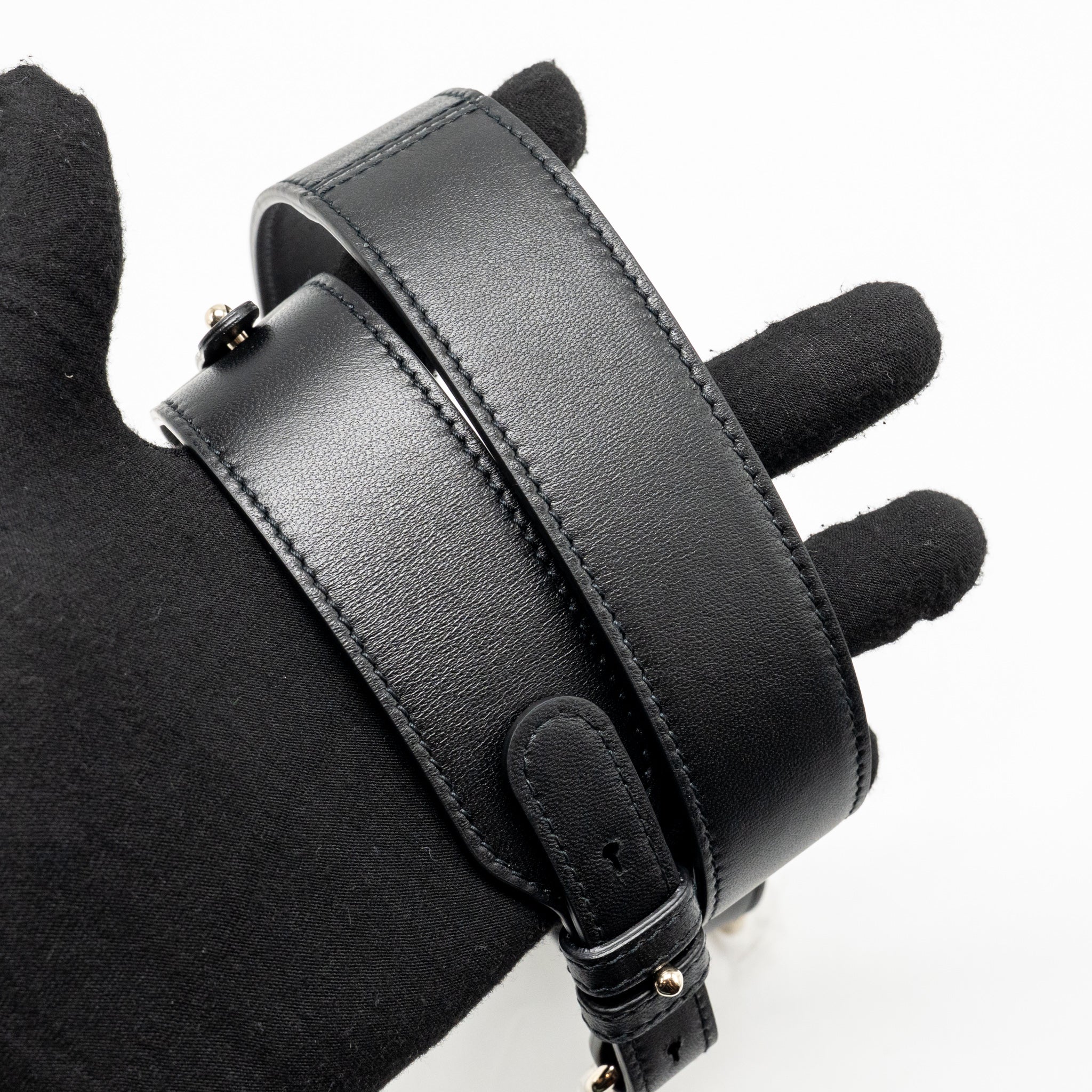 DIOR MY ABCDIOR SMALL LADY DIOR LAMBSKIN BLACK LGHW