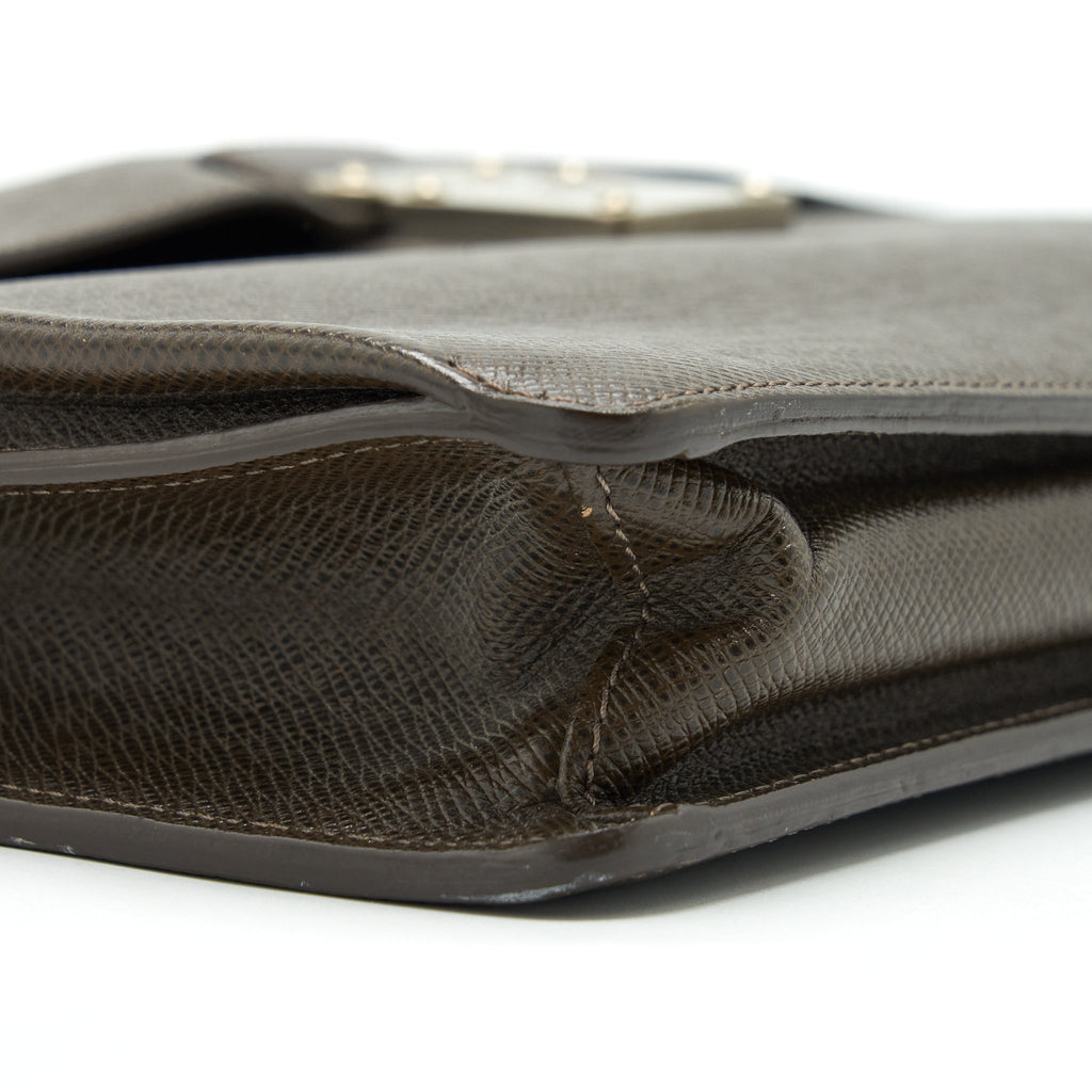 LOUIS VUITTON VINTAGE BRIEFCASE BROWN SHW