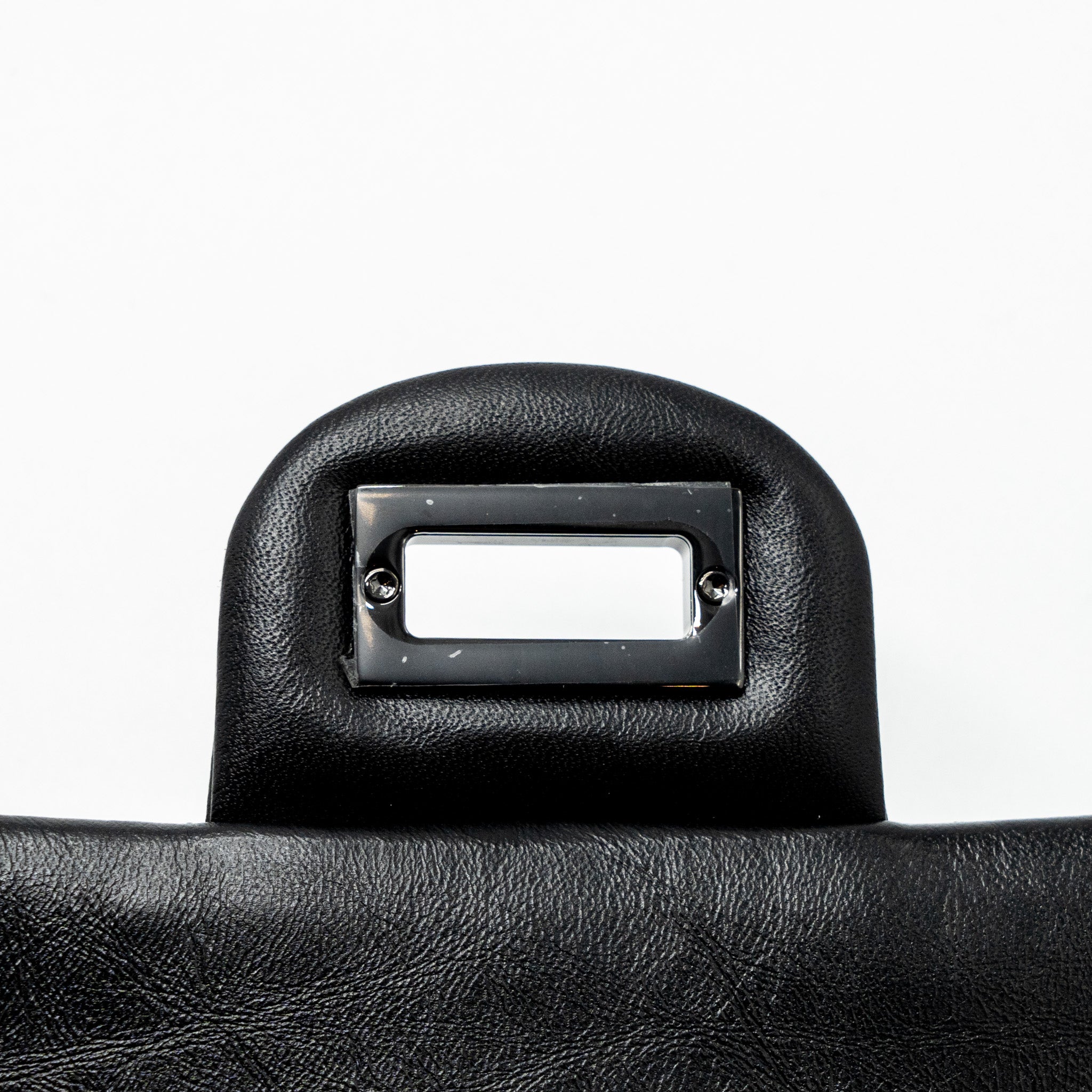 CHANEL SMALL 2.55 225 REISSUE FLAP BAG AGED CALFSKIN BLACK WITH BLACK HARDWARE (MICROCHIP)