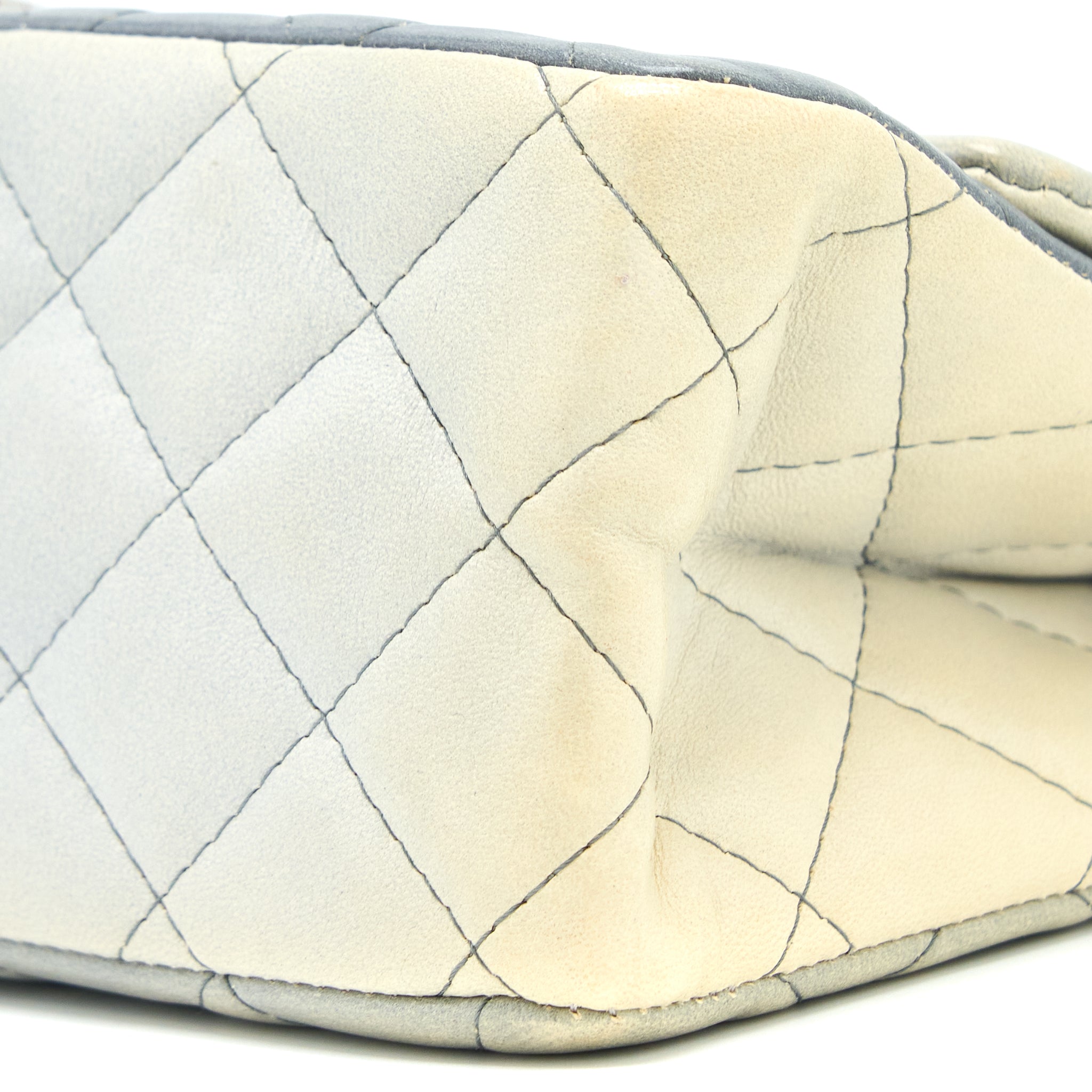 CHANEL 2.55 226 REISSUE FLAP BAG LAMBSKIN OMBRE GREY SHW