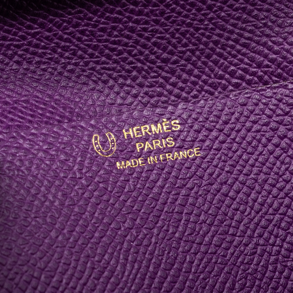 HERMES BEARN LONG WALLET SPECIAL ORDER EPSOM PURPLE GHW