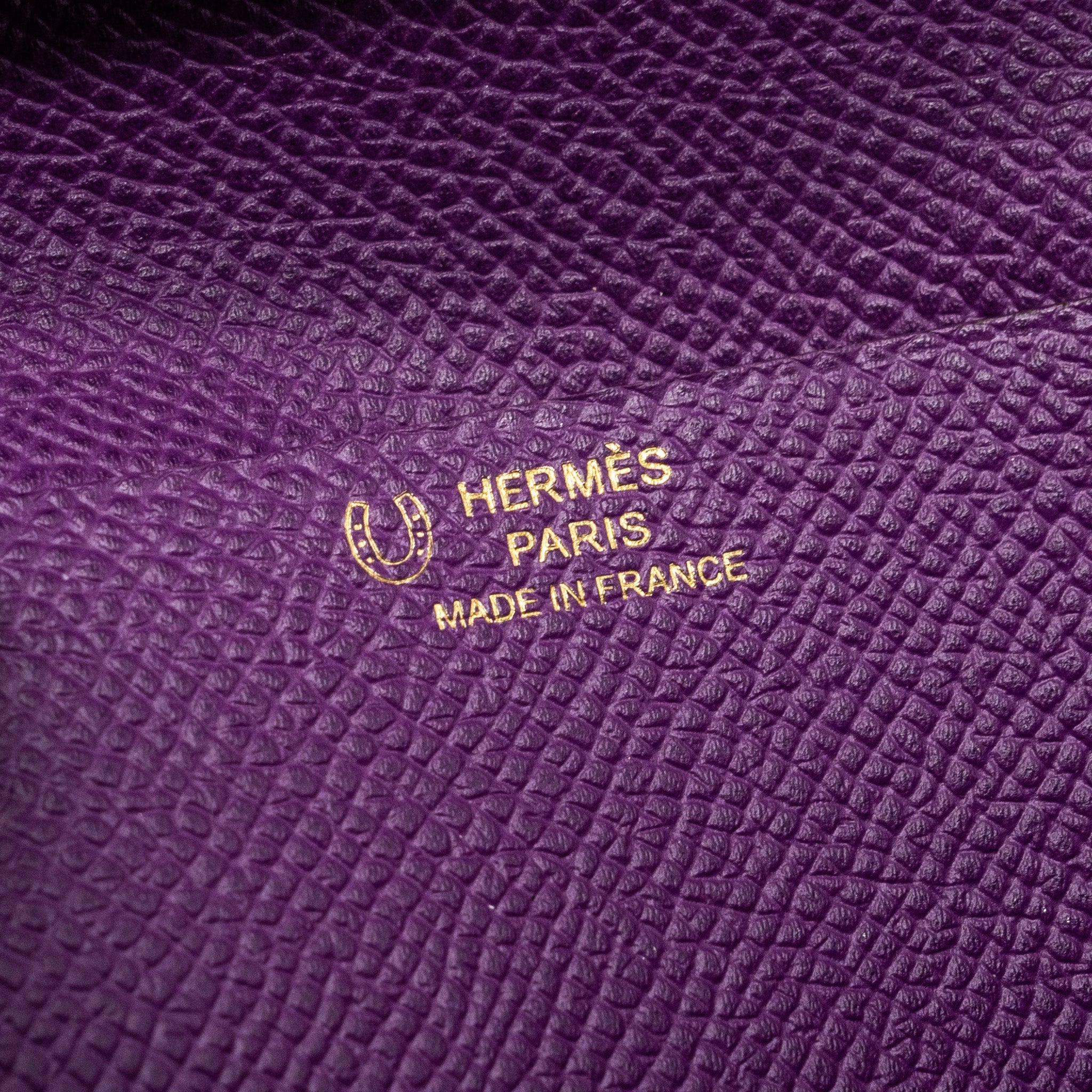 HERMES BEARN LONG WALLET SPECIAL ORDER EPSOM PURPLE GHW