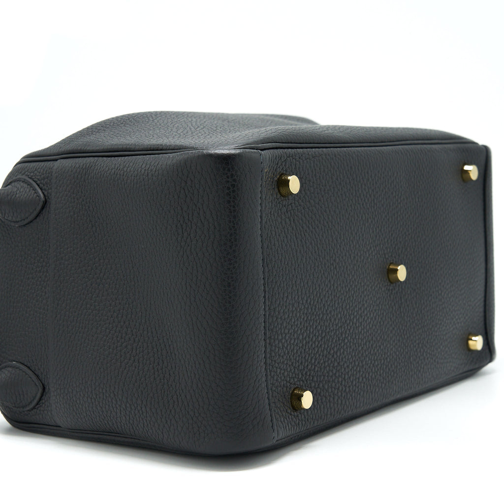 HERMES LINDY 30 CLEMENCE BLACK GHW