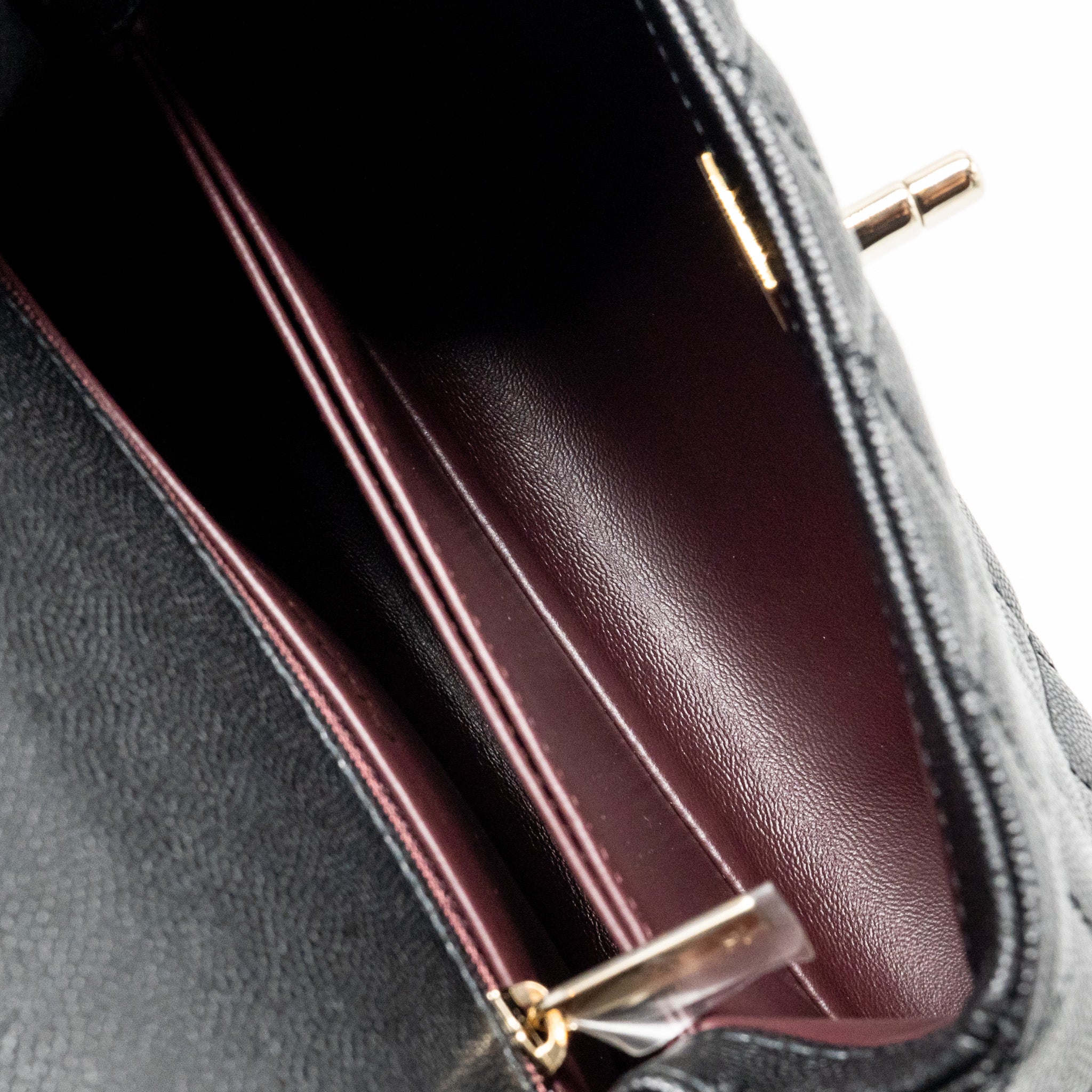 CHANEL SMALL COCO HANDLE CAVIAR BLACK LGHW(MICROCHIP)