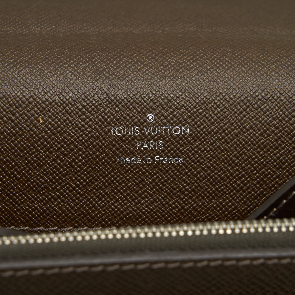 LOUIS VUITTON VINTAGE BRIEFCASE BROWN SHW