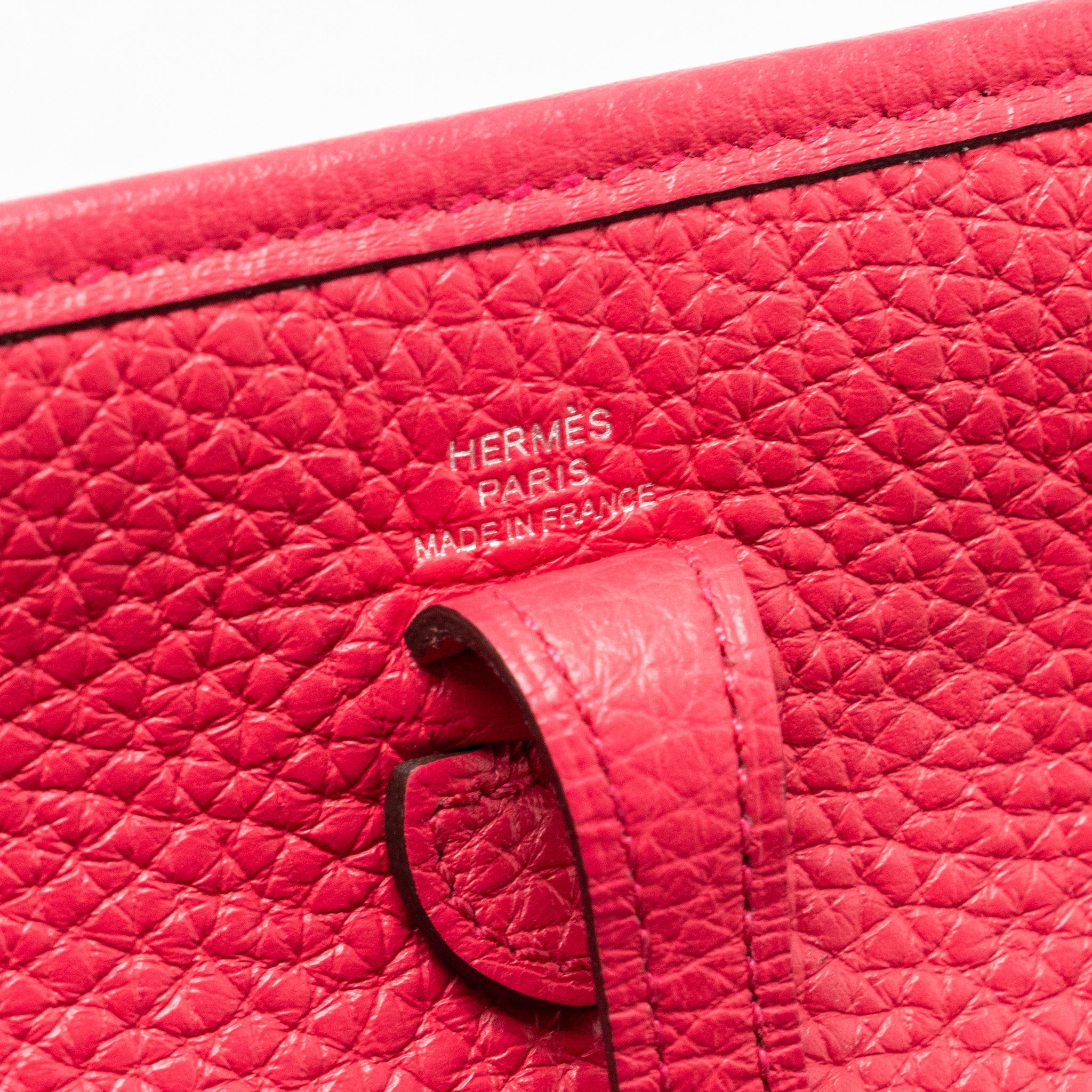 HERMES MINI EVELYNE CLEMENCE ROSE EXTREME SHW