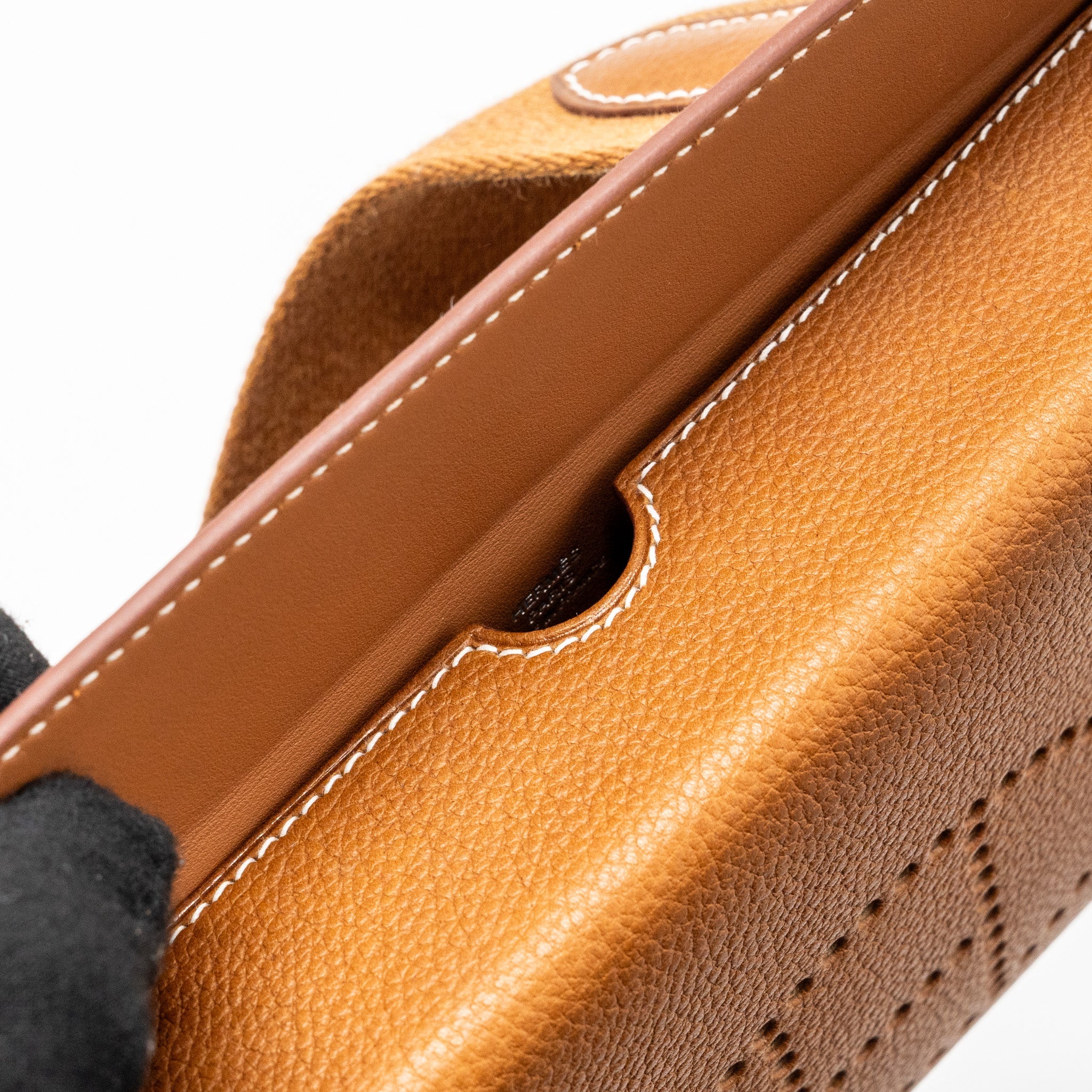 HERMES VIDEPOCHES BAG BARENIA FAUBOURG FAUVE SHW