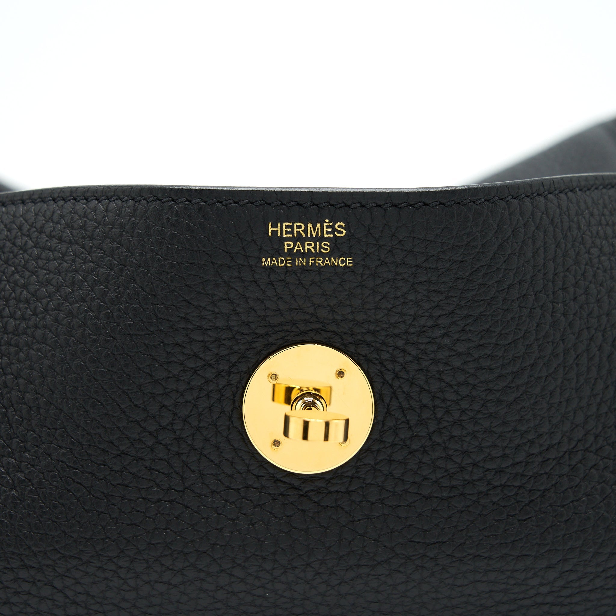 HERMES LINDY 30 CLEMENCE BLACK GHW
