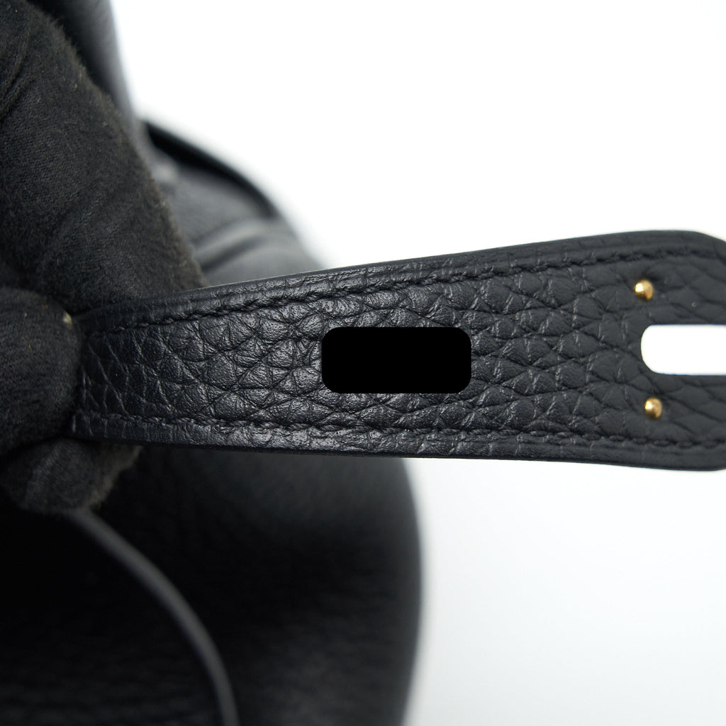 HERMES LINDY 30 CLEMENCE BLACK GHW