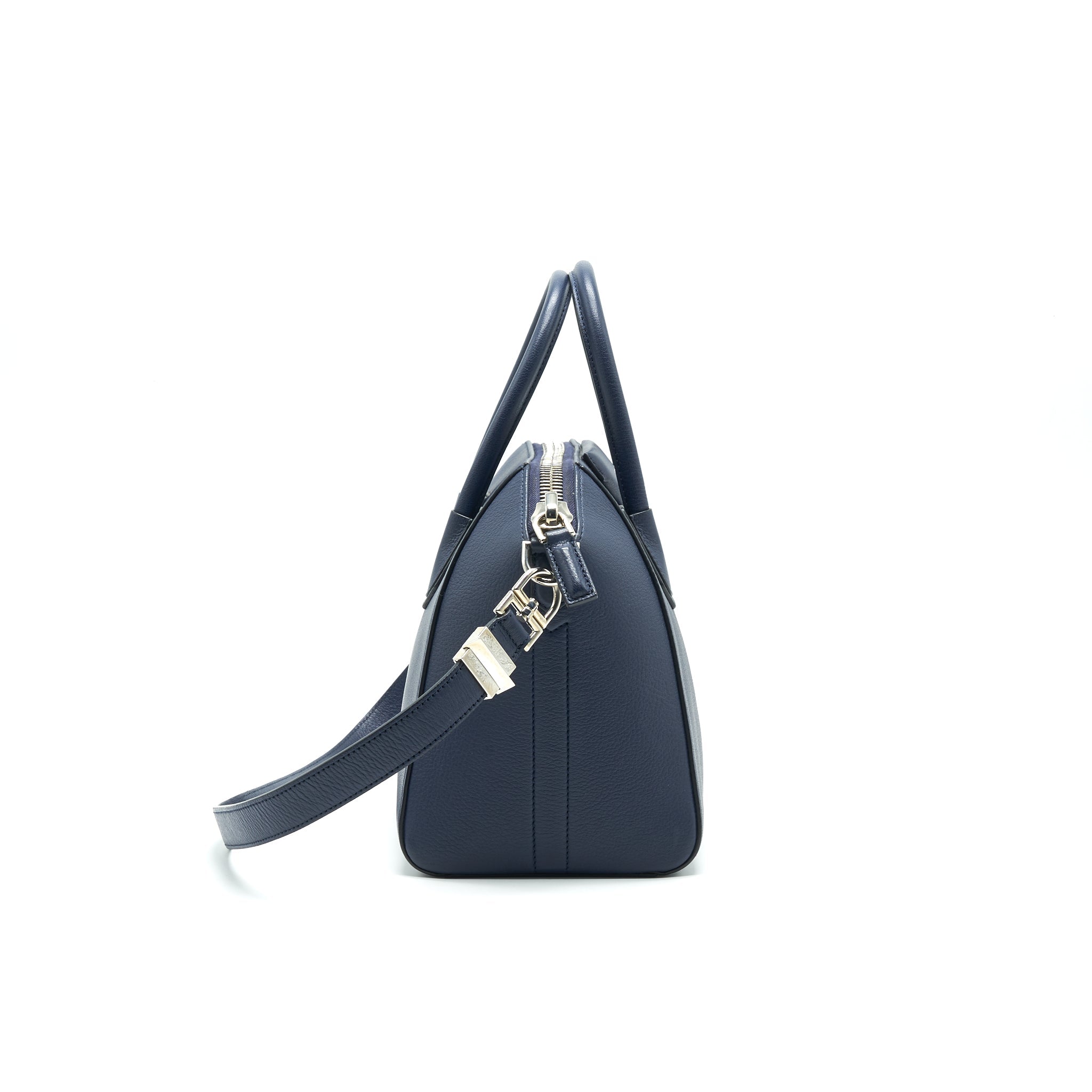 GIVENCHY SMALL ANTIGONA TOTE BAG NAVY SHW