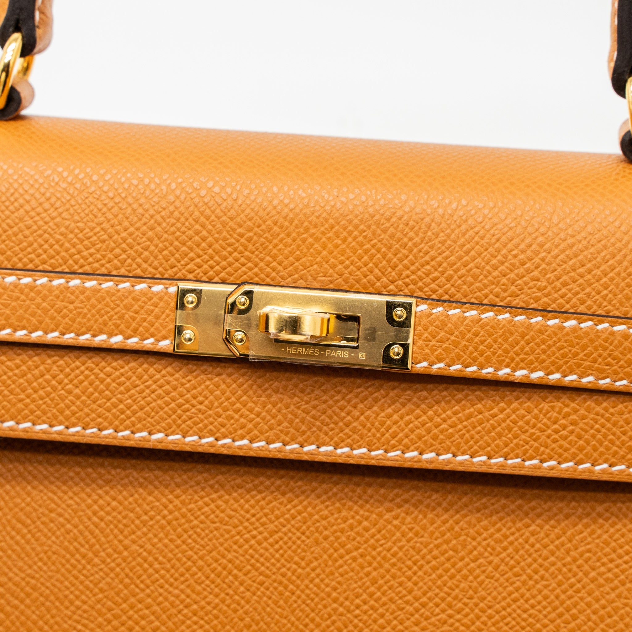 HERMES KELLY 25 EPSOM TOFFEE GHW