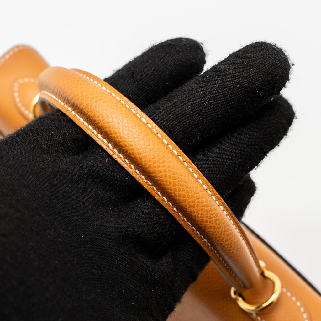 HERMES KELLY 25 EPSOM TOFFEE GHW