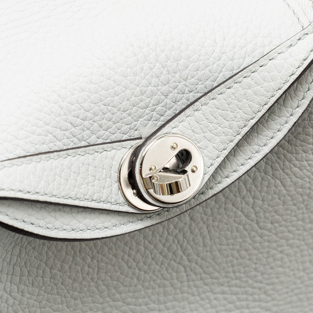 HERMES MINI LINDY CLEMENCE BLUE PALE SHW