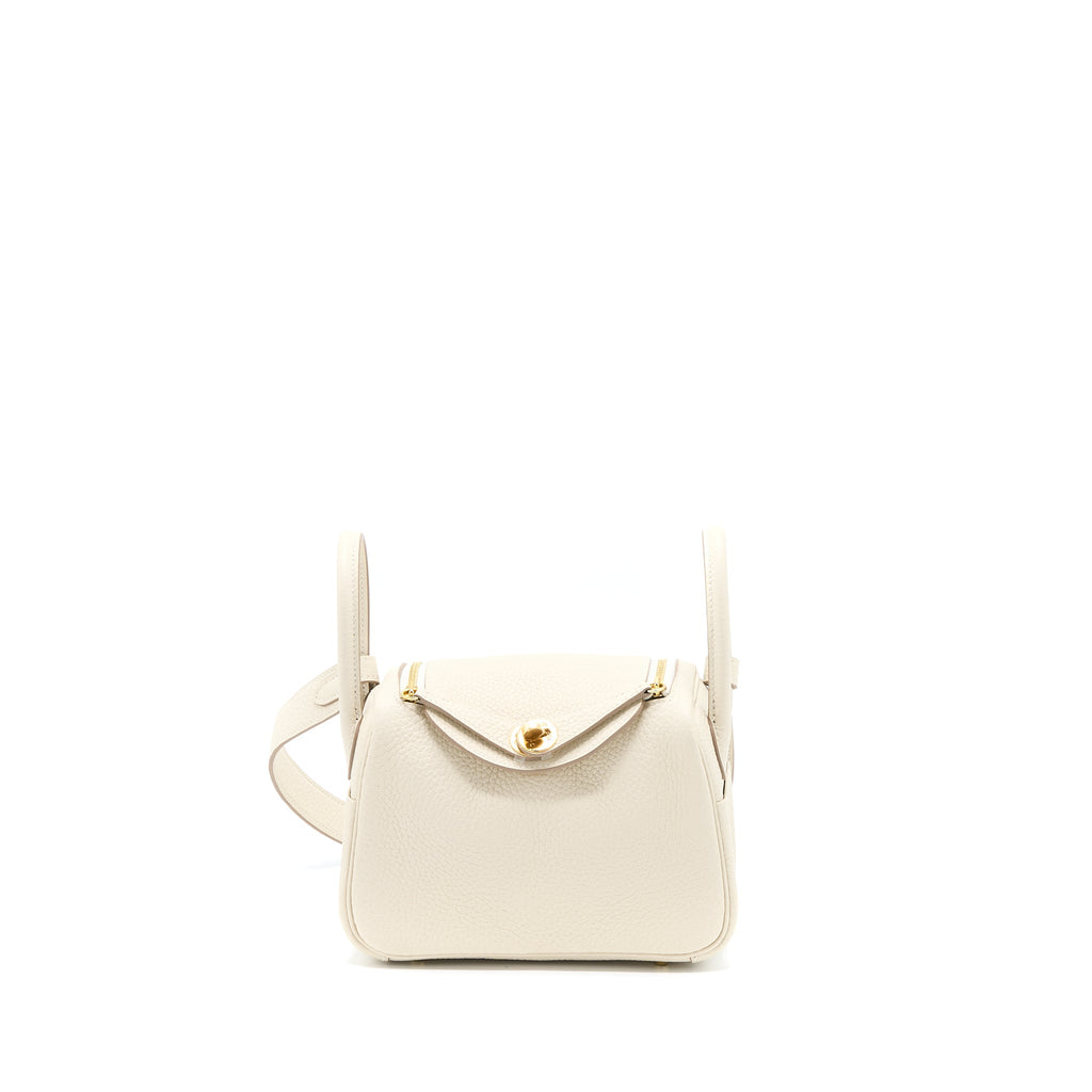 HERMES MINI LINDY CLEMENCE CRAIE GHW