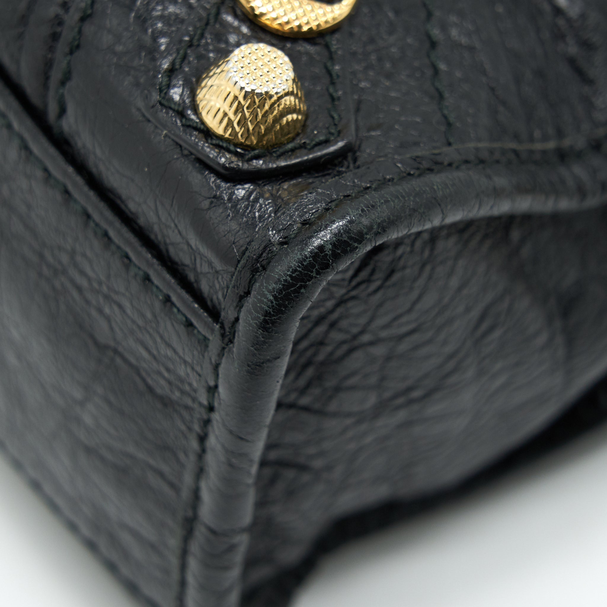 BALENCIAGA MINI CITY BLACK WITH GHW