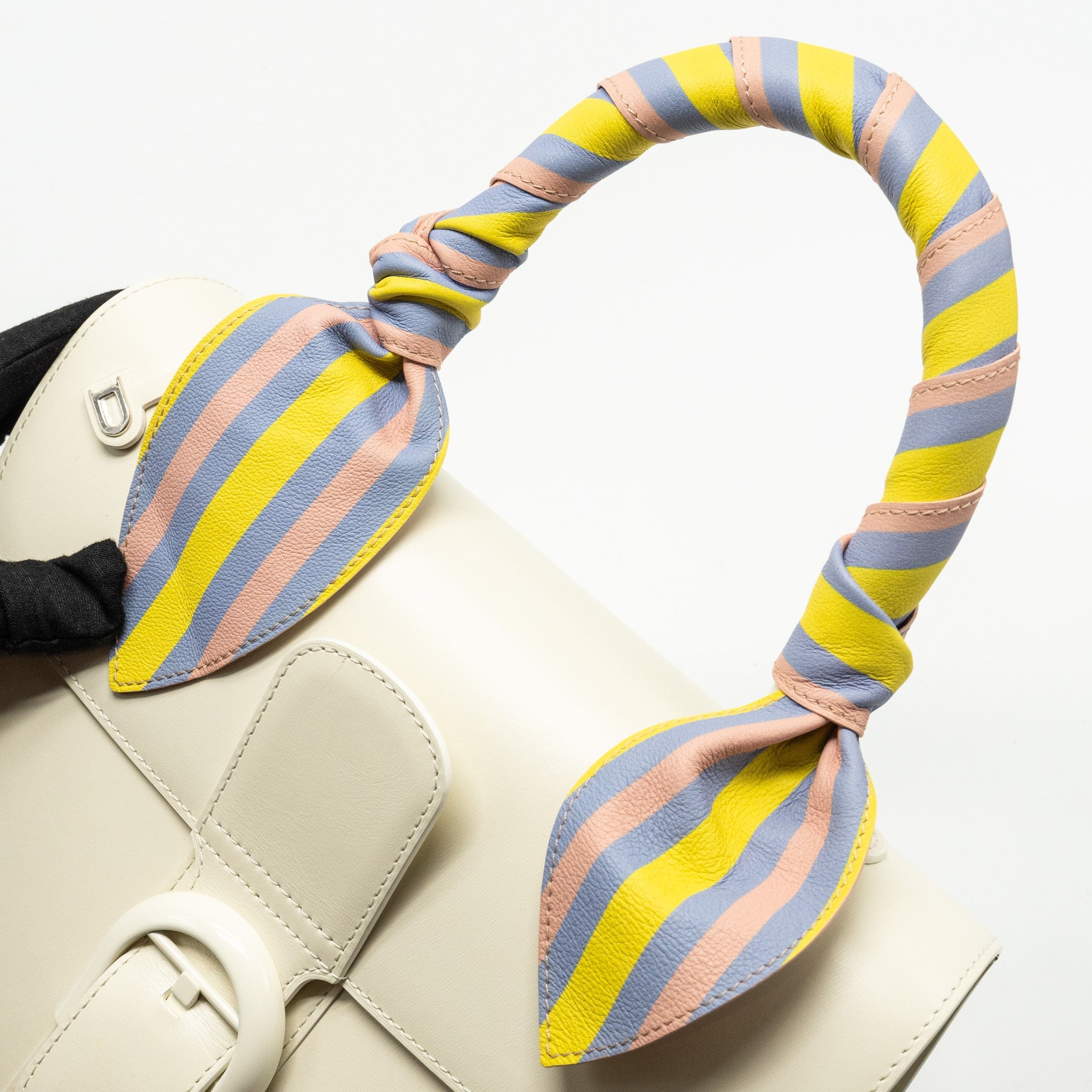 DELVAUX BRILLIANT MM MAGIC BOX CALFSKIN WHITE/MULTICOLOUR SHW