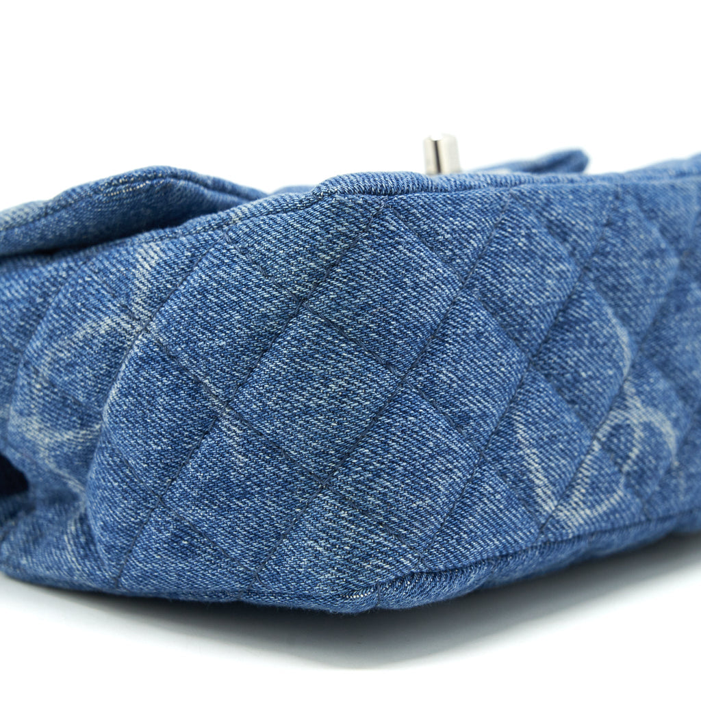 CHANEL DENIM MINI SQUARE FLAP BAG SHW