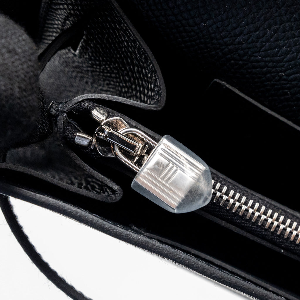HERMES KELLY TO GO EPSOM BLACK SHW