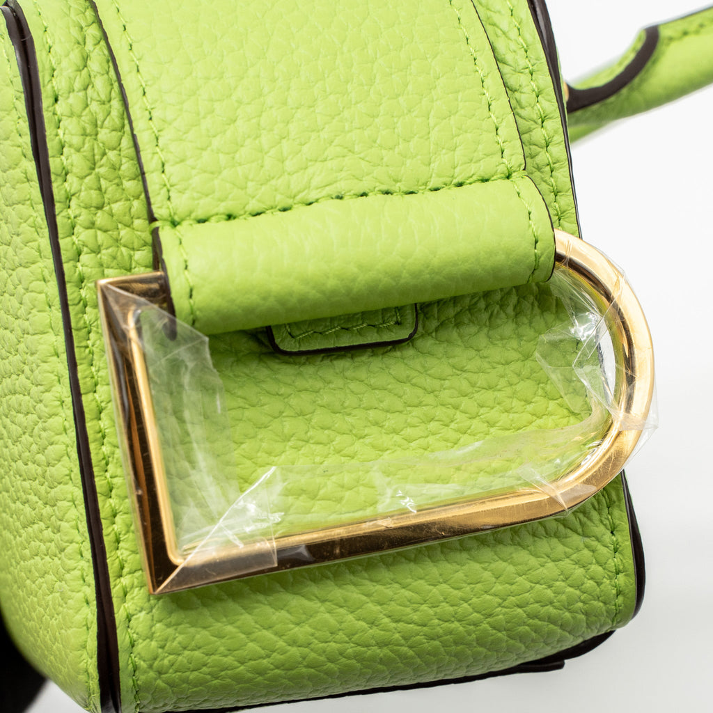 DELVAUX COOL BOX NANO TAURILLON SOFT CALFSKIN ALOE GHW