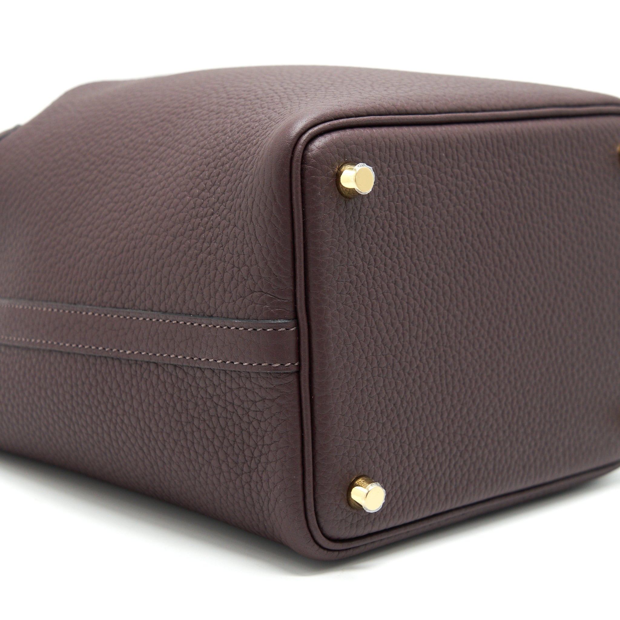 HERMES PICOTIN 18 LOCK BAG ROUGE SELLIER GHW