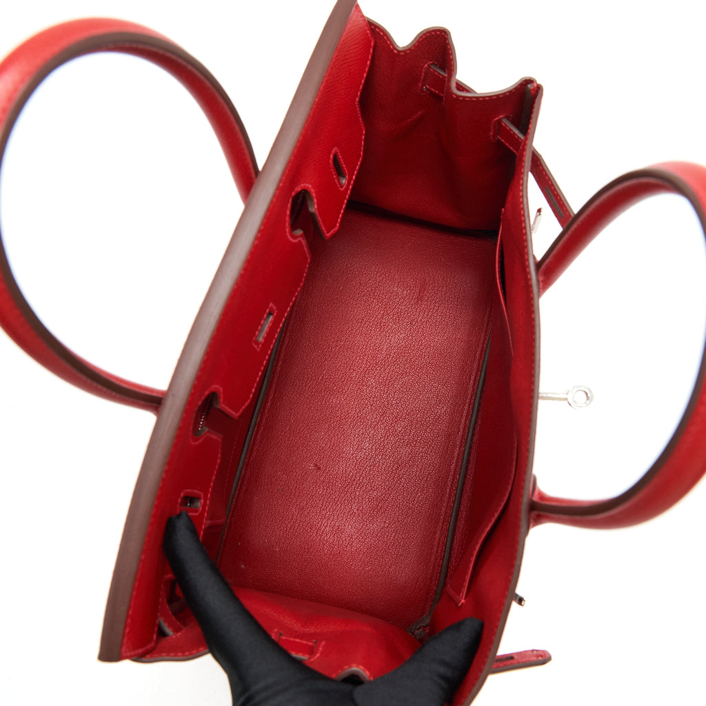 HERMES BIRKIN 30 EPSOM Q5 ROUGE CASAQUE SHW