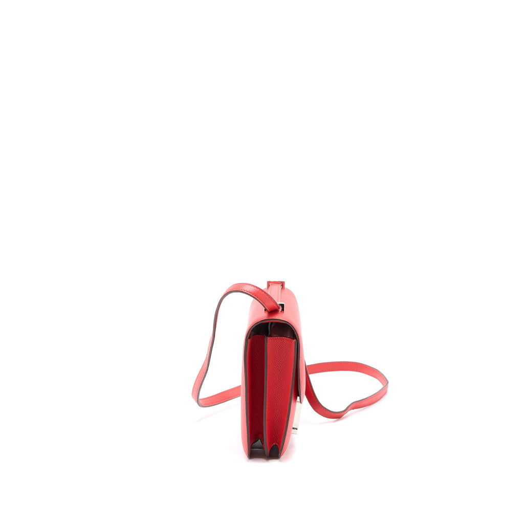 HERMES MINI CONSTANCE EPSOM S5 ROUGE TOMATE SHW
