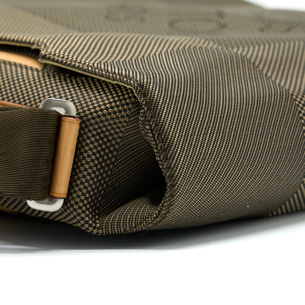 LOUIS VUITTON MESSENGER BAG FABRIC/BEIGE LEATHER MULTICOLOUR GHW