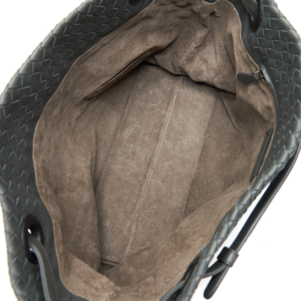 BOTTEGA VENETA GARDA TOTE BAG GREY