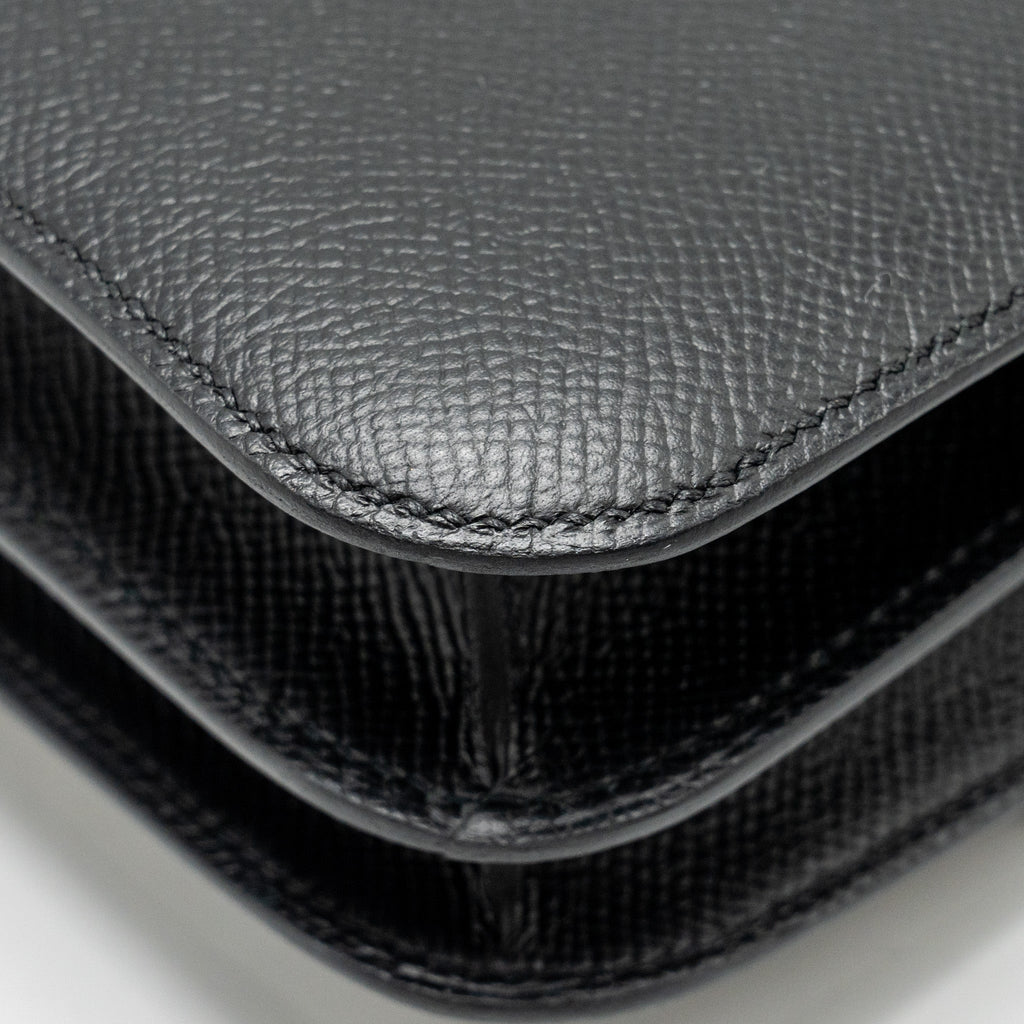 HERMES MINI CONSTANCE EPSOM BLACK RGHW