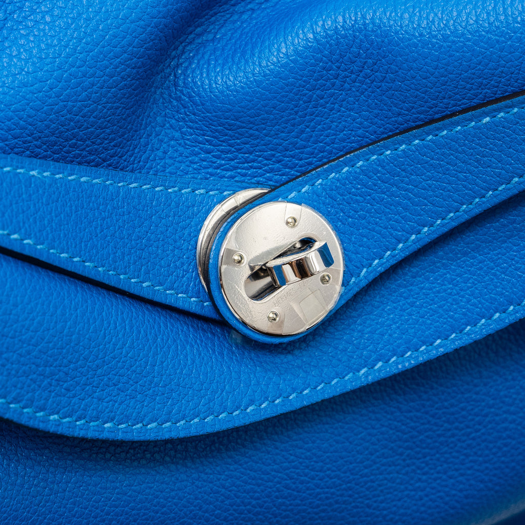 HERMES HERMES LINDY 30  EVERCOLOR  BLUE HYDRA SHW