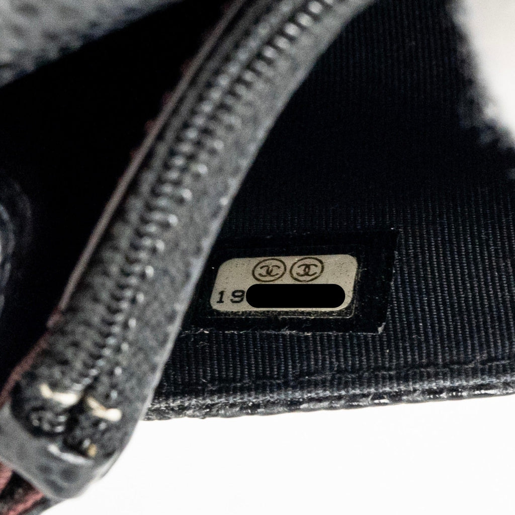 CHANEL CLASSIC WALLET ON CHAIN CAVIAR BLACK GHW