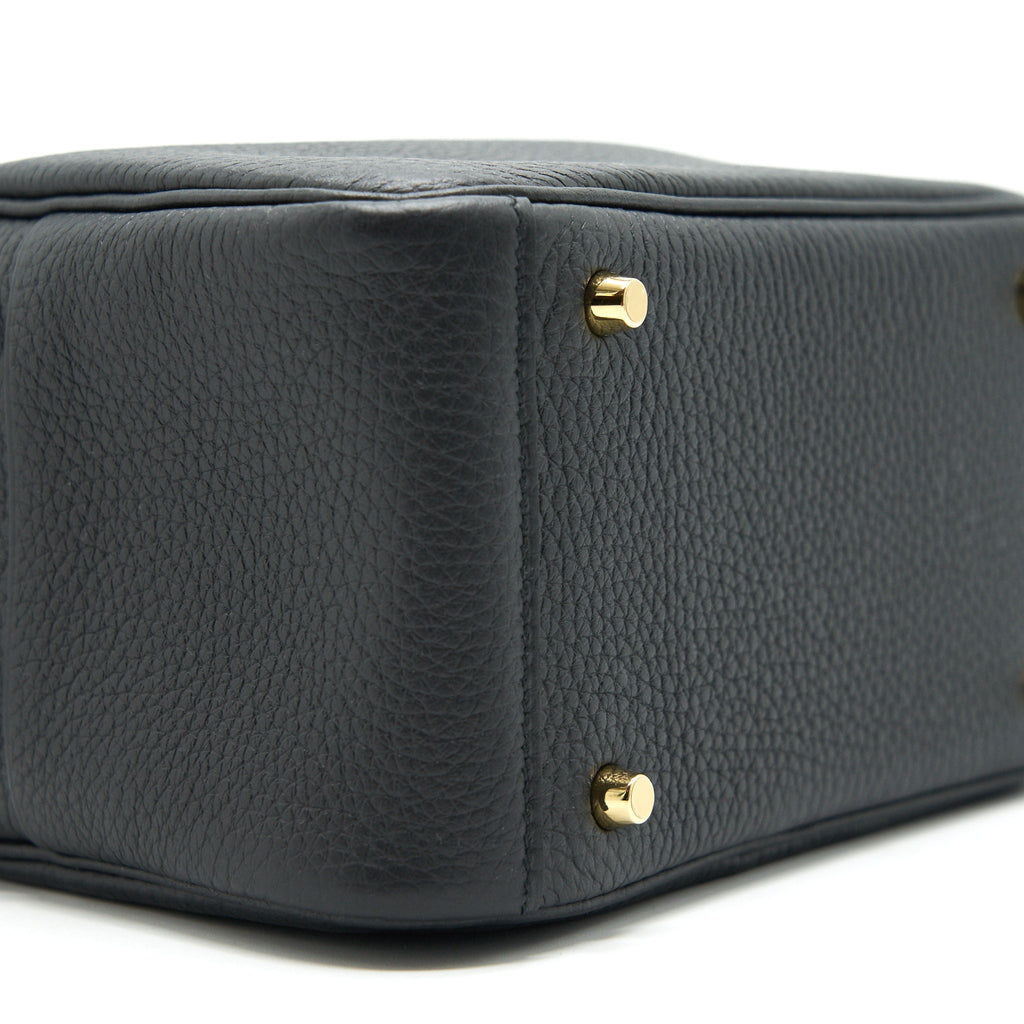 HERMES MINI LINDY BLACK GHW