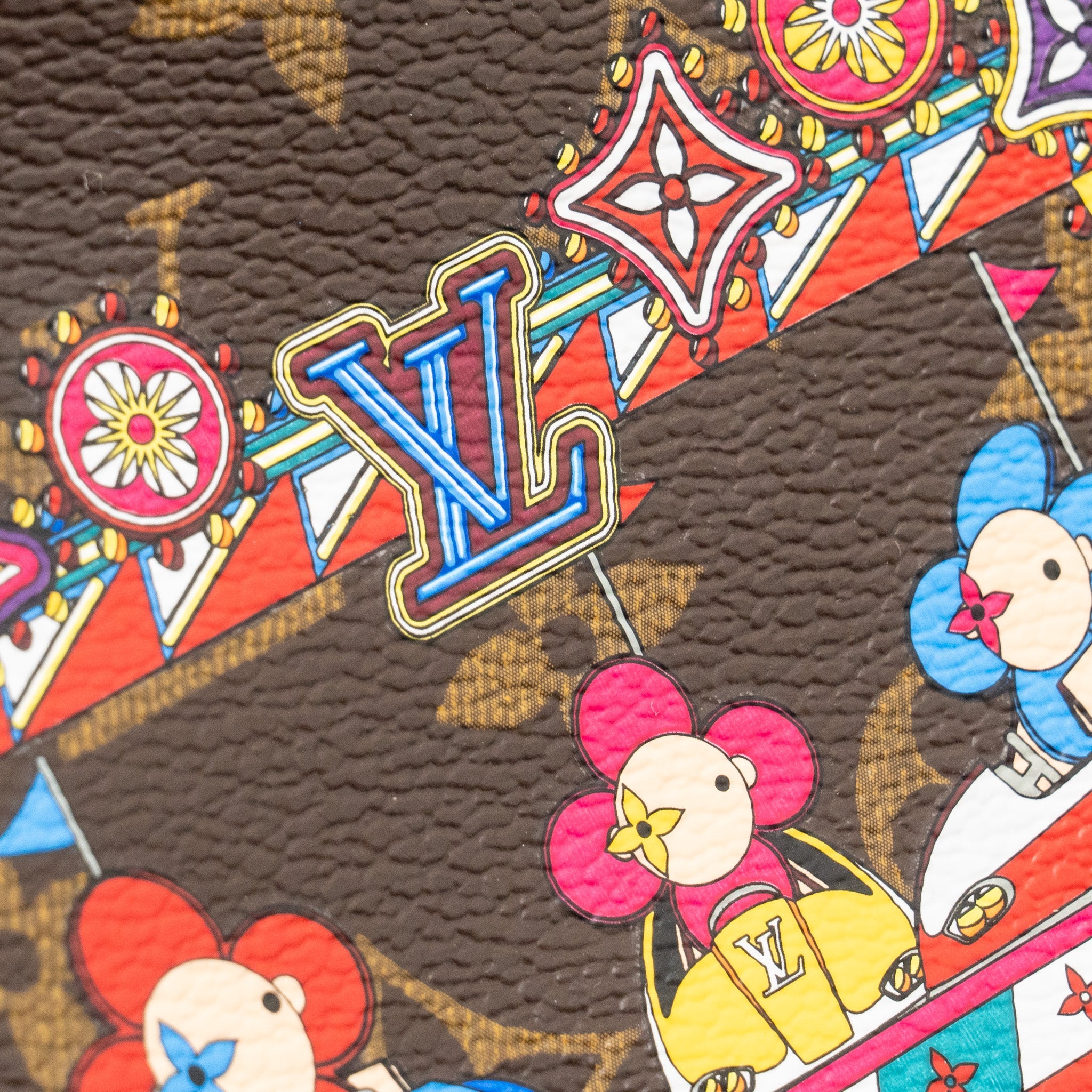 LOUIS VUITTON 2020 MINI POCHETTE 2020 CHRISTMAS ANIMATION BUMPER CARS MONOGRAM CANVAS GHW