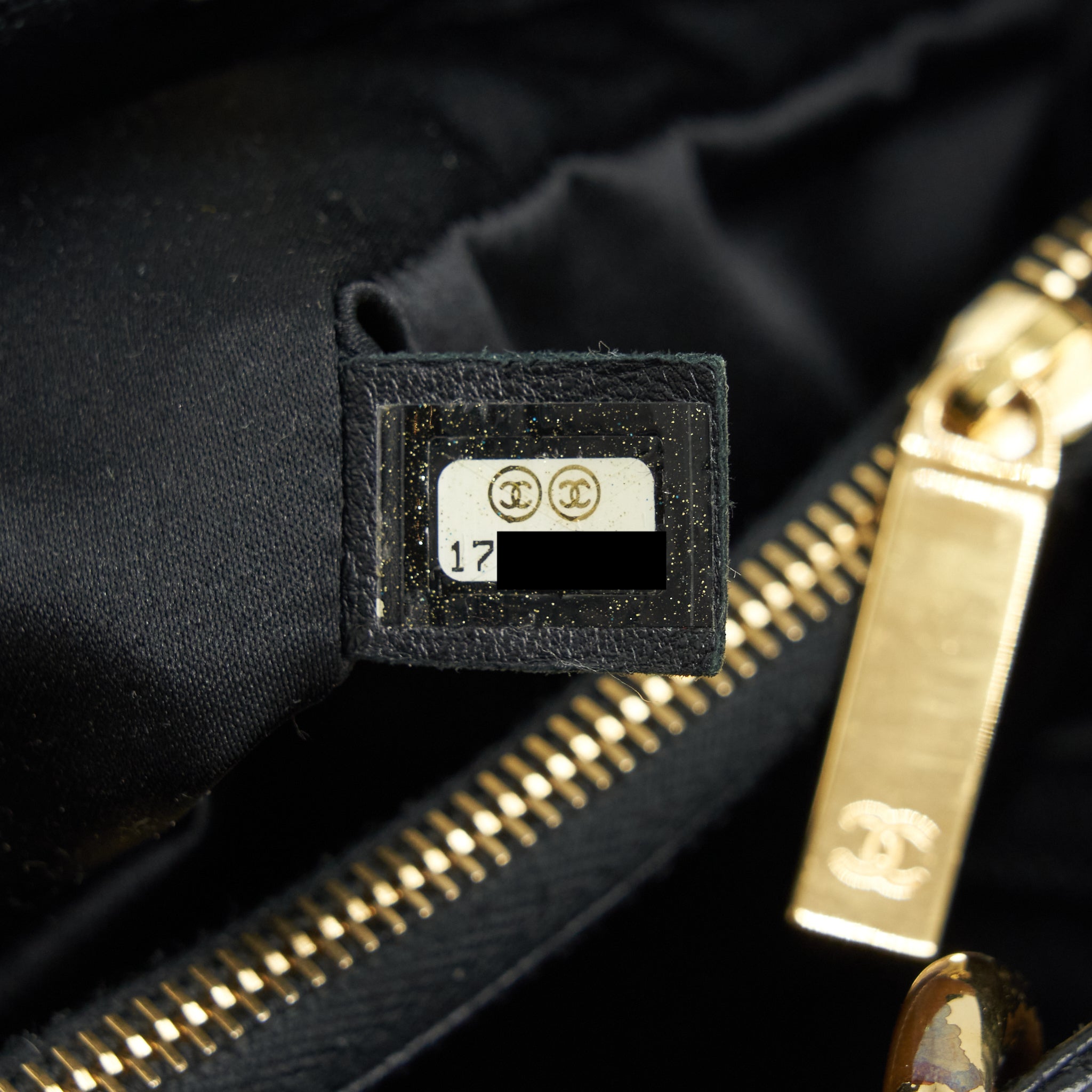 CHANEL GRAND SHOPPING TOTE BAG CAVIAR BLACK GHW