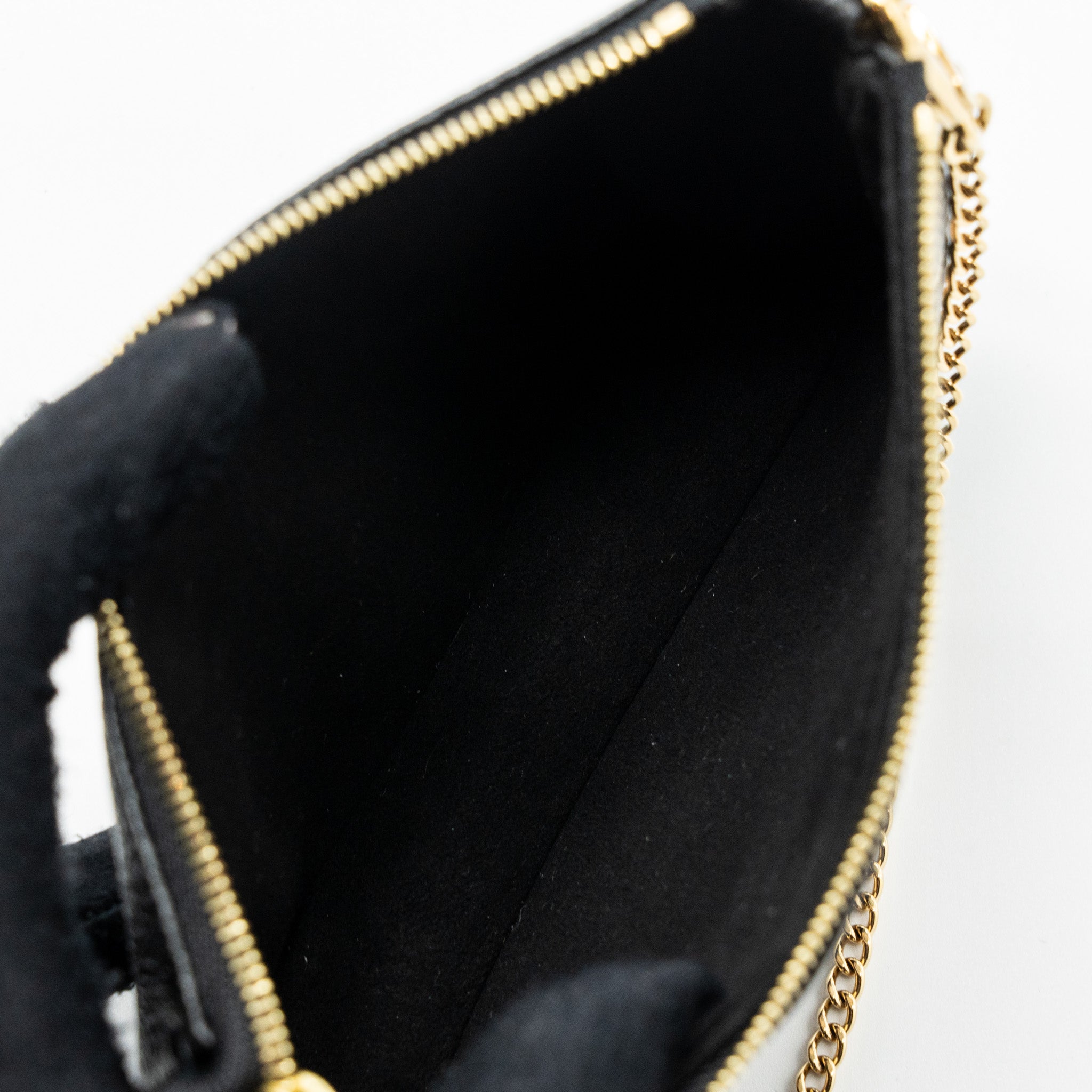 LOUIS VUITTON MINI POCHETTE ACCESSORIES BICOLOUR MONOGRAM EMPREINTE LEATHER GHW (NEW VERSION)