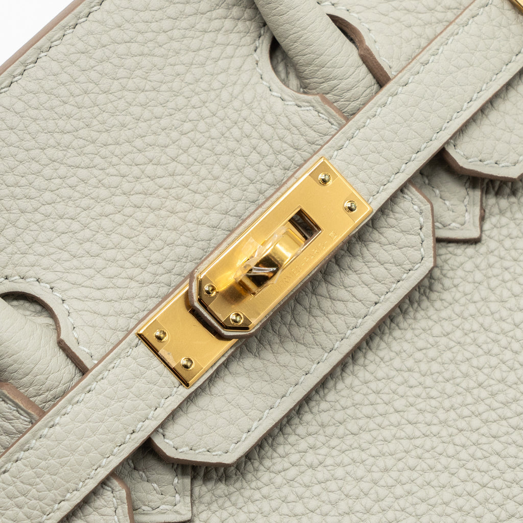 HERMES BIRKIN 25 TOGO GRIS PERLE GHW