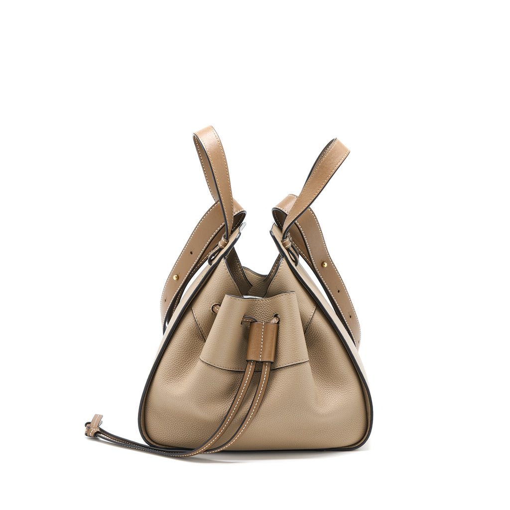 LOEWE SMALL HAMMOCK CALFSKIN SAND GHW