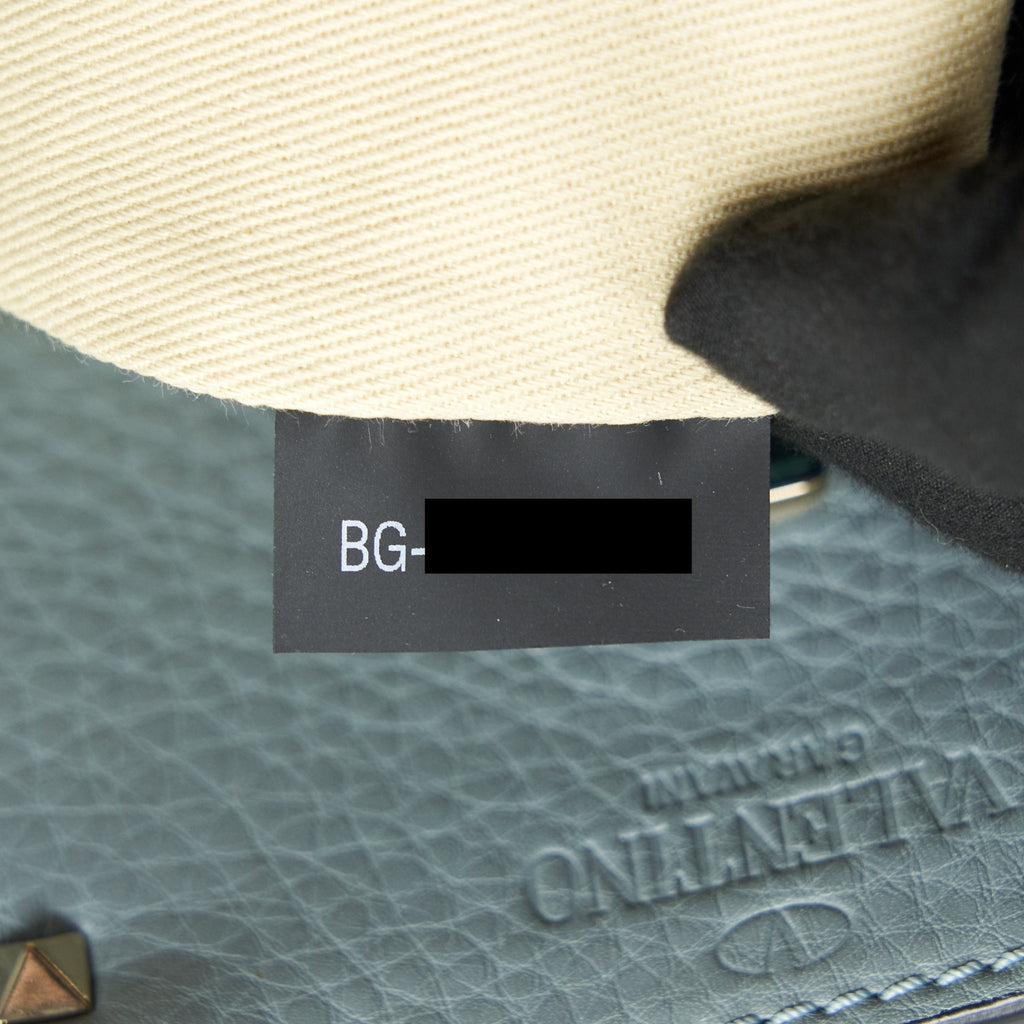 VALENTINO CALFSKIN TOTE BAG LIGHT BLUE