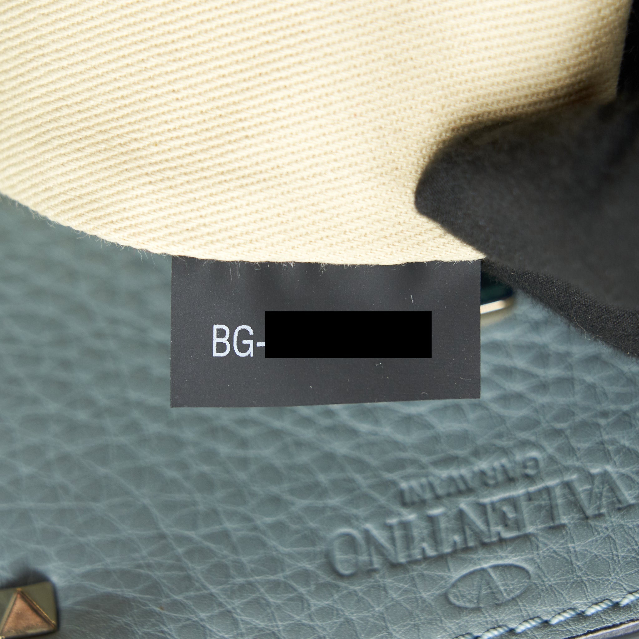 VALENTINO CALFSKIN TOTE BAG LIGHT BLUE