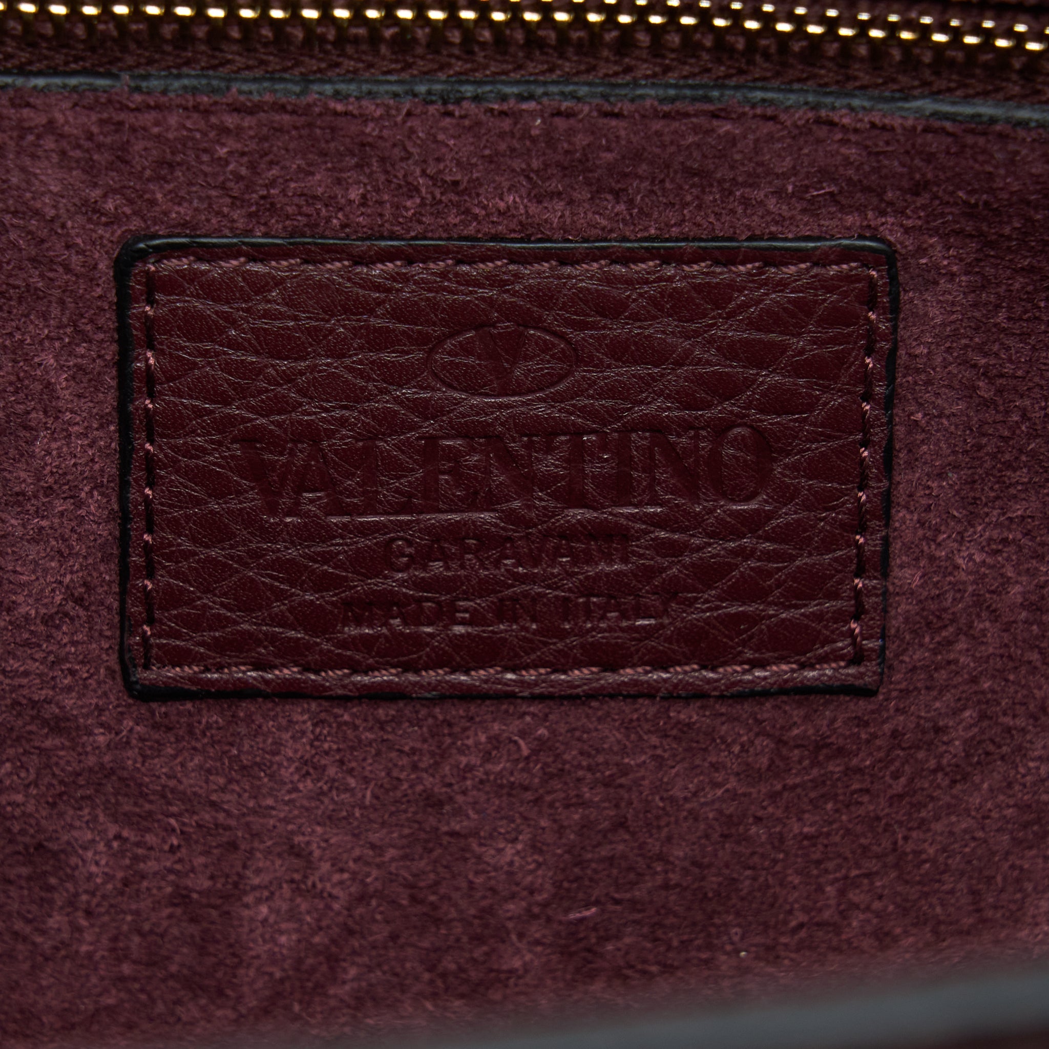 VALENTINO ROCKSTUD FLAP CROSSBODY BAG DARK RED LGHW