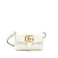 GUCCI SMALL ARLI FLAP BAG CREAM WITH GHW